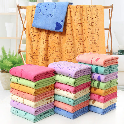 Cartoon Print Bath & Beach Towel