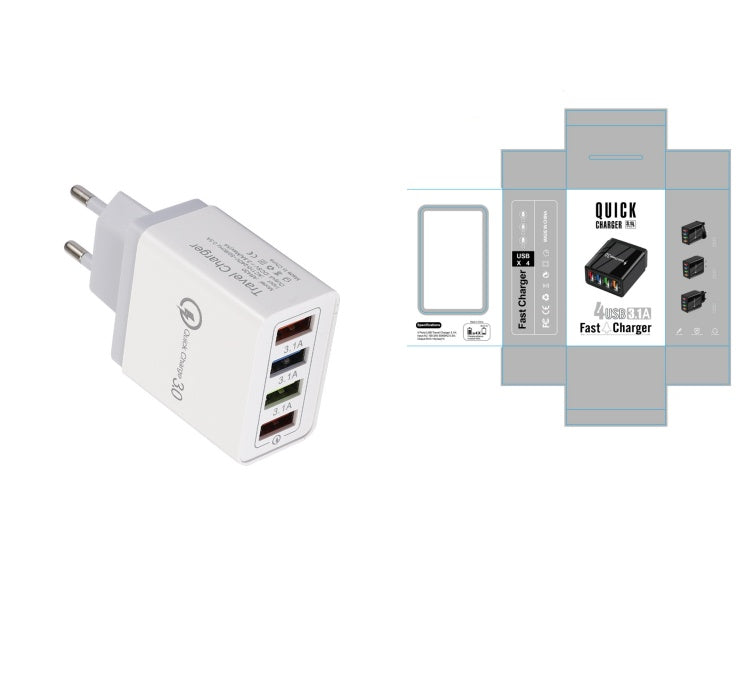 Cargador USB Quick Charge 3.0 de 4 Puertos — imagen de producto 17