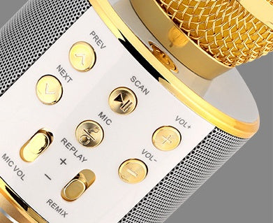 Micrófono Karaoke Bluetooth Portátil con Parlante — imagen de producto 7
