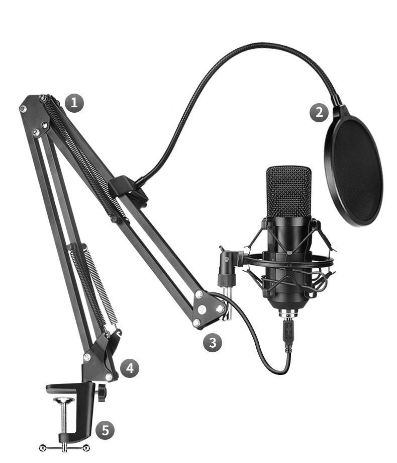Set de Micrófono Condensador BM‑700 — imagen de producto 5