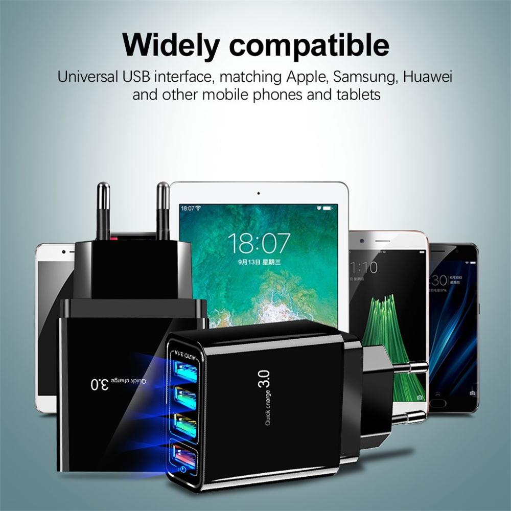 Cargador USB 3A Iluminado de 4 Puertos — imagen de producto 10