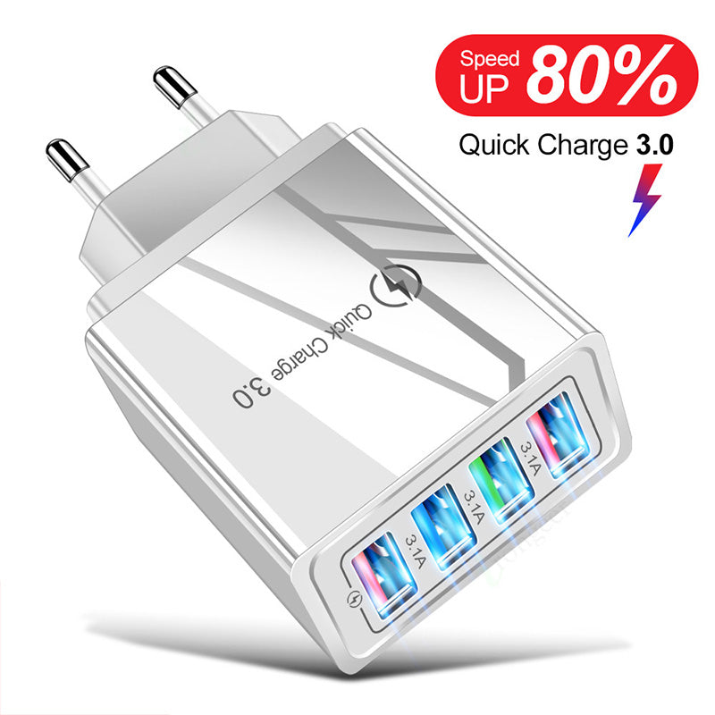 Cargador USB Quick Charge 3.0 de 4 Puertos — imagen de producto 6