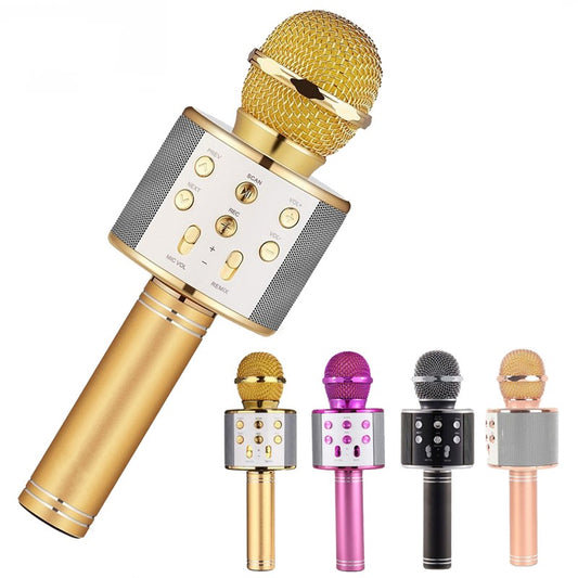 Micrófono Karaoke Bluetooth Portátil con Parlante