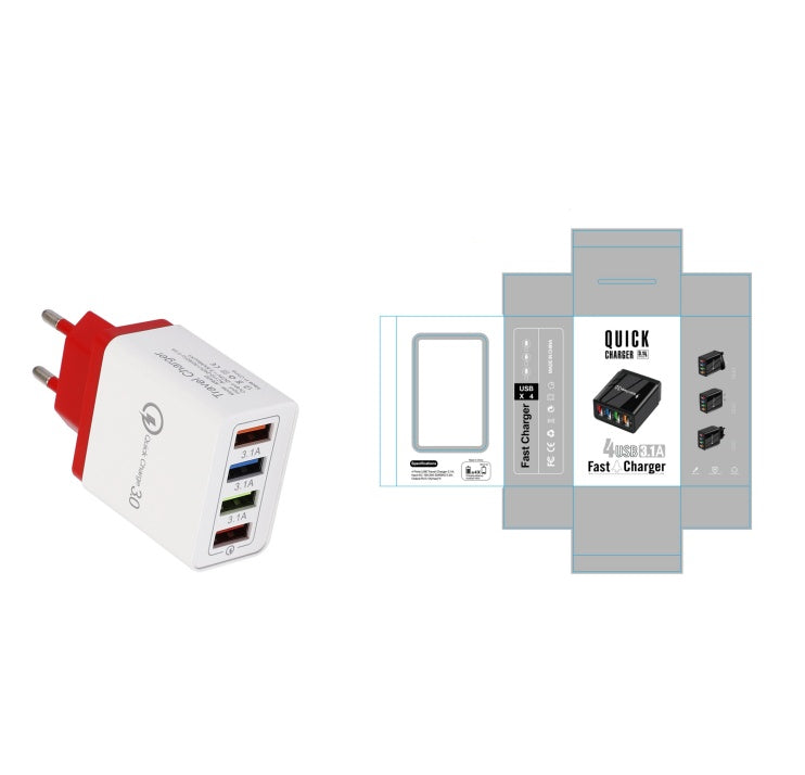 Cargador USB Quick Charge 3.0 de 4 Puertos — imagen de producto 20