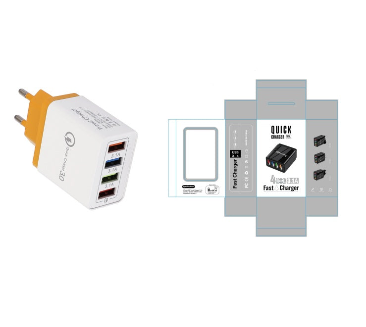 Cargador USB Quick Charge 3.0 de 4 Puertos — imagen de producto 19