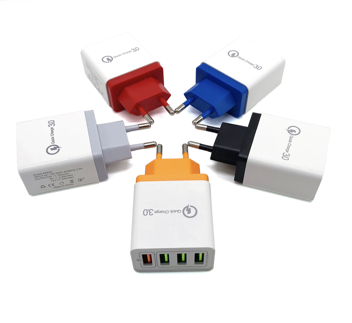 Cargador USB Quick Charge 3.0 de 4 Puertos — imagen de producto 8