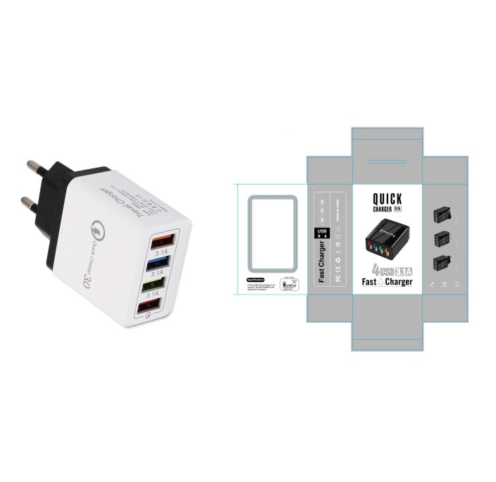 Cargador USB Quick Charge 3.0 de 4 Puertos — imagen de producto 18