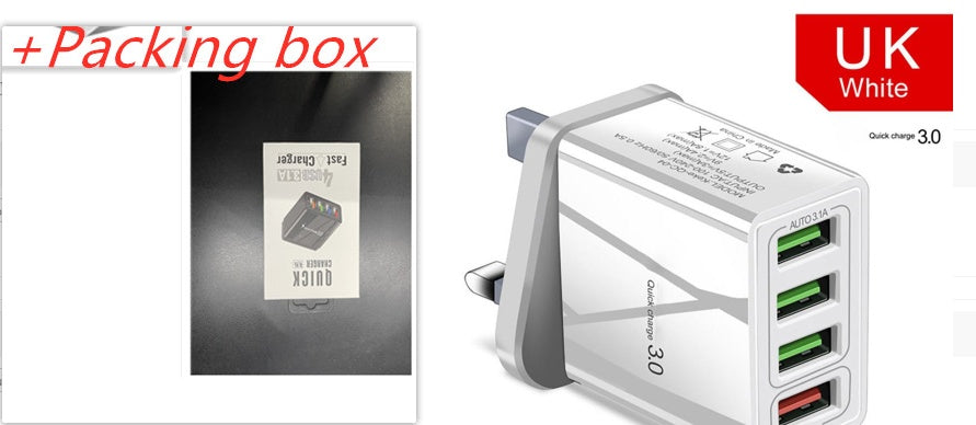 Cargador USB 3A Iluminado de 4 Puertos — imagen de producto 12