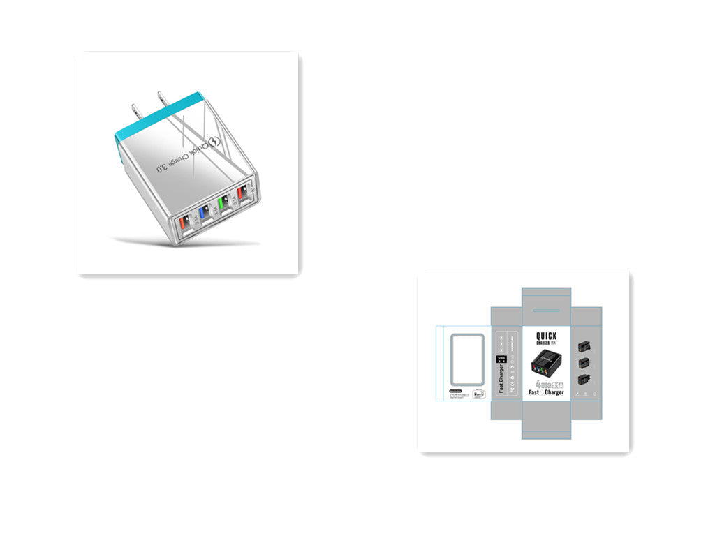 Cargador USB Quick Charge 3.0 de 4 Puertos — imagen de producto 22