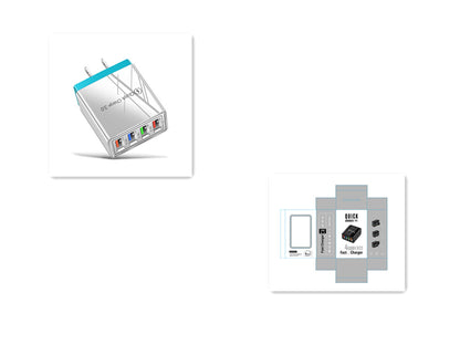 Cargador USB Quick Charge 3.0 de 4 Puertos — imagen de producto 22