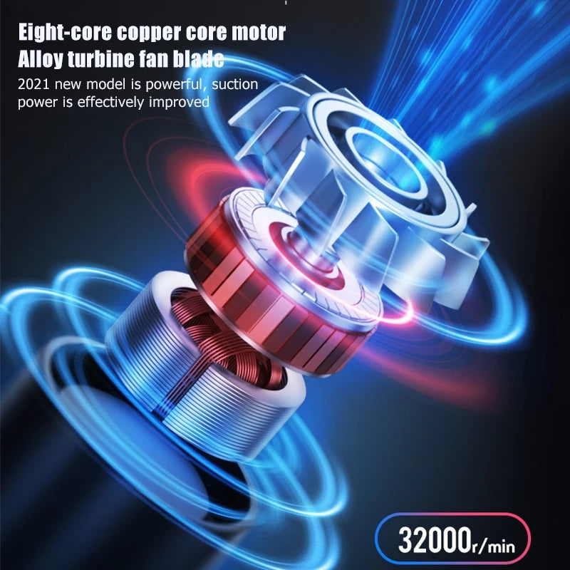 Aspiradora Inalámbrica Mini para Auto y Hogar — imagen de producto 2