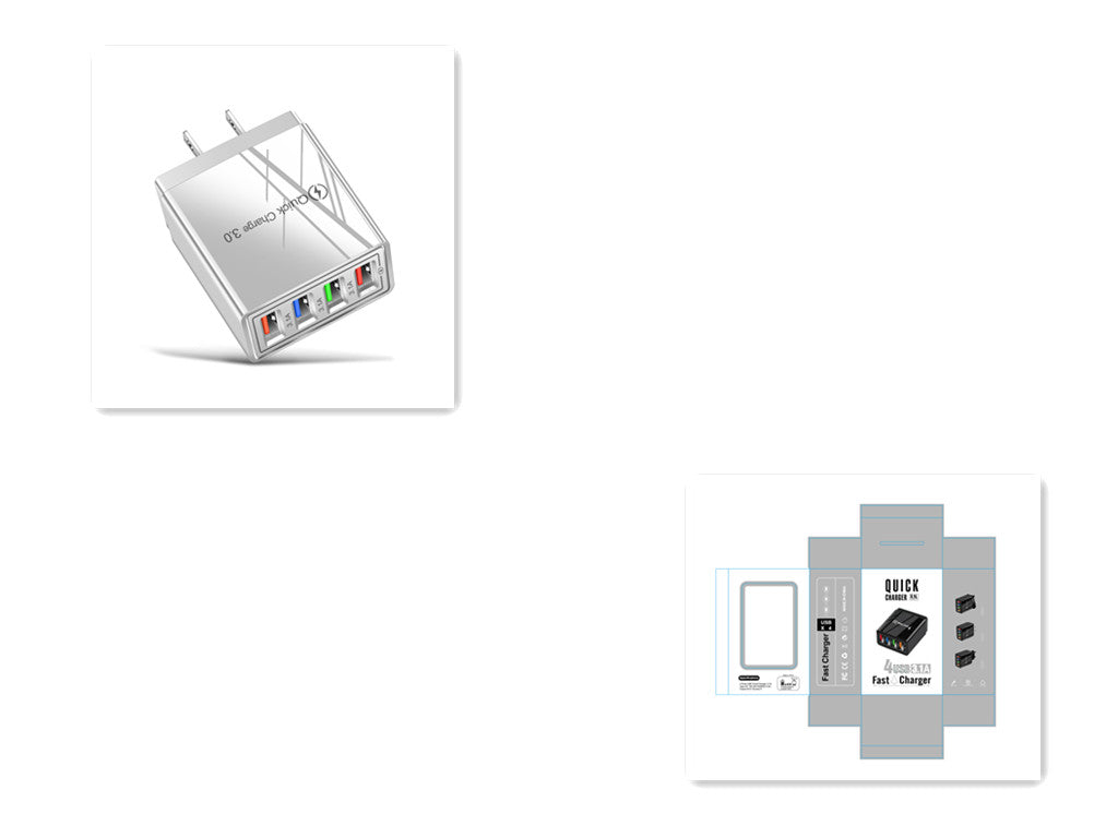 Cargador USB Quick Charge 3.0 de 4 Puertos — imagen de producto 25