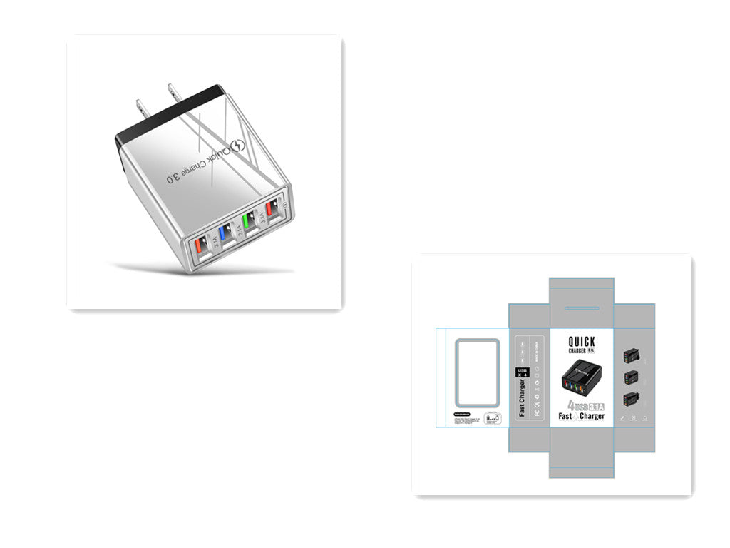 Cargador USB Quick Charge 3.0 de 4 Puertos — imagen de producto 26